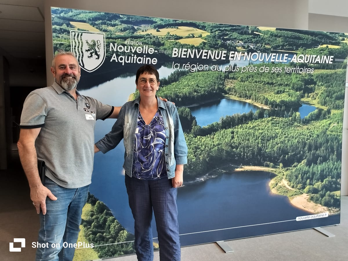 Roselyne et Régis, gérants de la Maison La Liberté à Nercillac